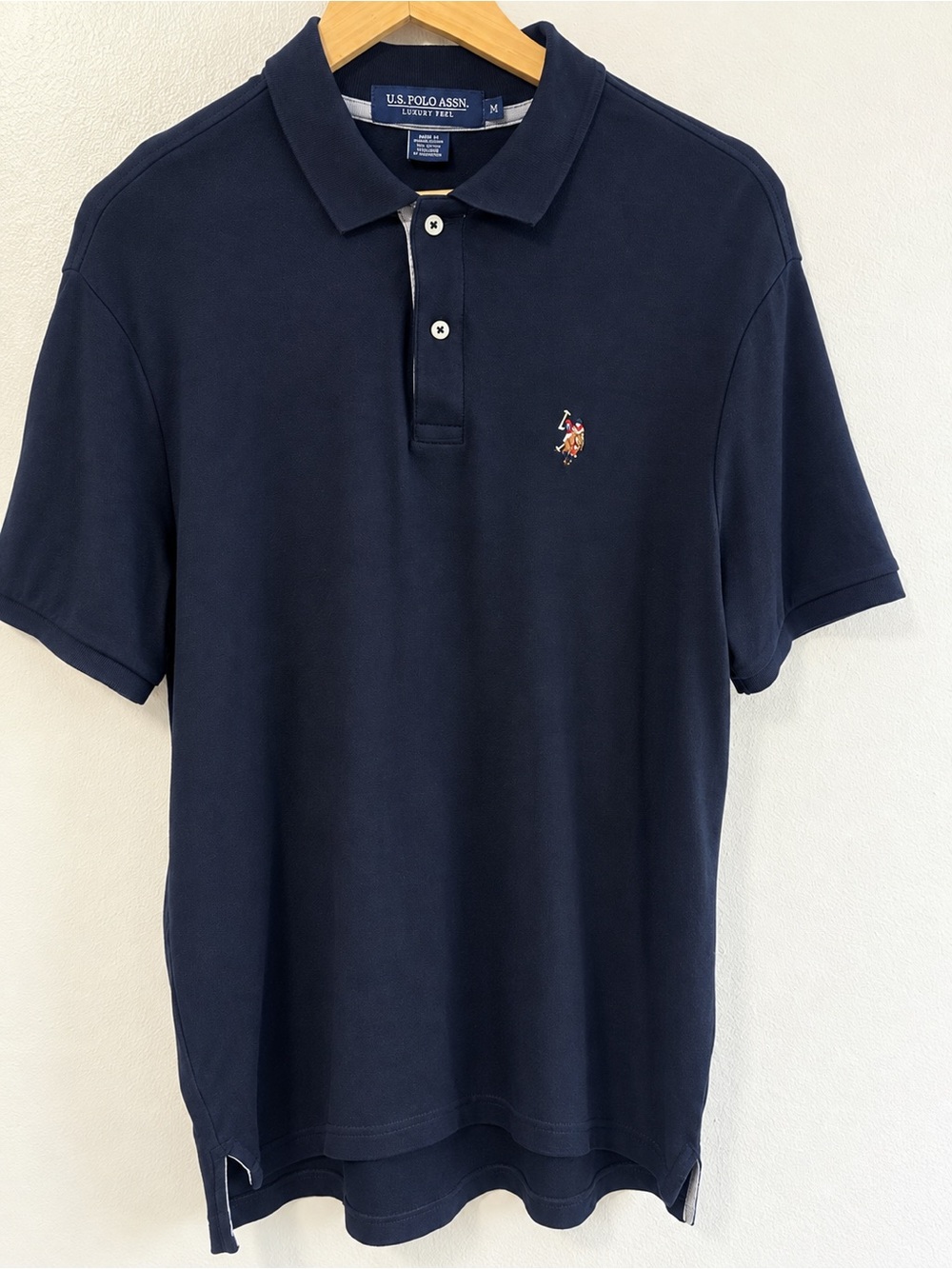 U.S. Polo Assn. Men's Dark Navy Polo with Embroidered Logo